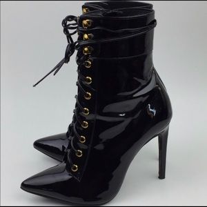 JEFFREY CAMPBELL- Corset Lace Bootie 7.5